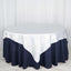Satin 72"x72" Table Overlay Square Tablecloth White - Smooth Finish for Luxurious Events - Linen Luxes