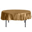 Satin 90" Round Tablecloth Gold - Smooth and Lustrous Table Cover - Linen Luxes