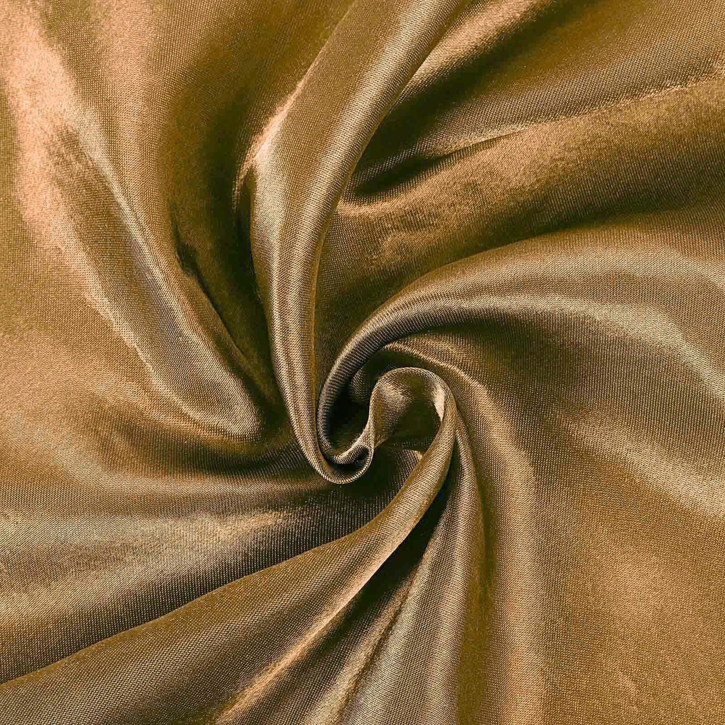 Satin 90" Round Tablecloth Gold - Smooth and Lustrous Table Cover - Linen Luxes