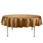 Satin 90" Round Tablecloth Gold - Smooth and Lustrous Table Cover - Linen Luxes