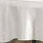 Satin 90" Round Tablecloth Ivory - Smooth and Lustrous Table Cover - Linen Luxes