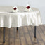 Satin 90" Round Tablecloth Ivory - Smooth and Lustrous Table Cover - Linen Luxes