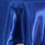 Satin 90" Round Tablecloth Royal Blue - Smooth and Lustrous Table Cover - Linen Luxes