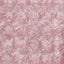 Satin 90"x132" Rectangle Tablecloth Blush - Grandiose 3D Rosette Seamless Table Cover - Linen Luxes