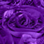 Satin 90"x156" Rectangle Tablecloth Purple - Grandiose 3D Rosette Table Cover with Seamless Finish - Linen Luxes