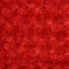 Satin 90"x156" Rectangle Tablecloth Red - Grandiose 3D Rosette Table Cover with Seamless Finish - Linen Luxes