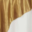 Satin 90"x90" Table Overlay Square Tablecloth Gold - Smooth Finish for Luxurious Events - Linen Luxes