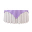 Premium Polyester 54"x54" Table Overlay Square Tablecloth Lavender Lilac - Stain and Wrinkle-Resistant 220GSM Table Topper