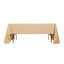 Lamour Satin 60"x126" Rectangle Tablecloth Beige - Soft & Silk-Like Table Cover
