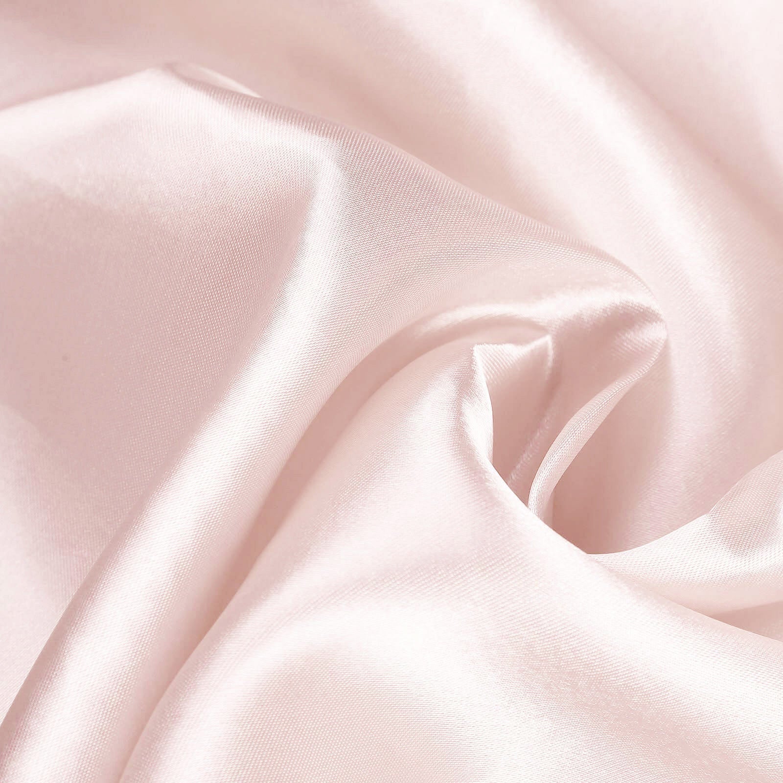Satin Rectangular 60"x102" Tablecloth Blush - Smooth and Lustrous Table Cover - Linen Luxes
