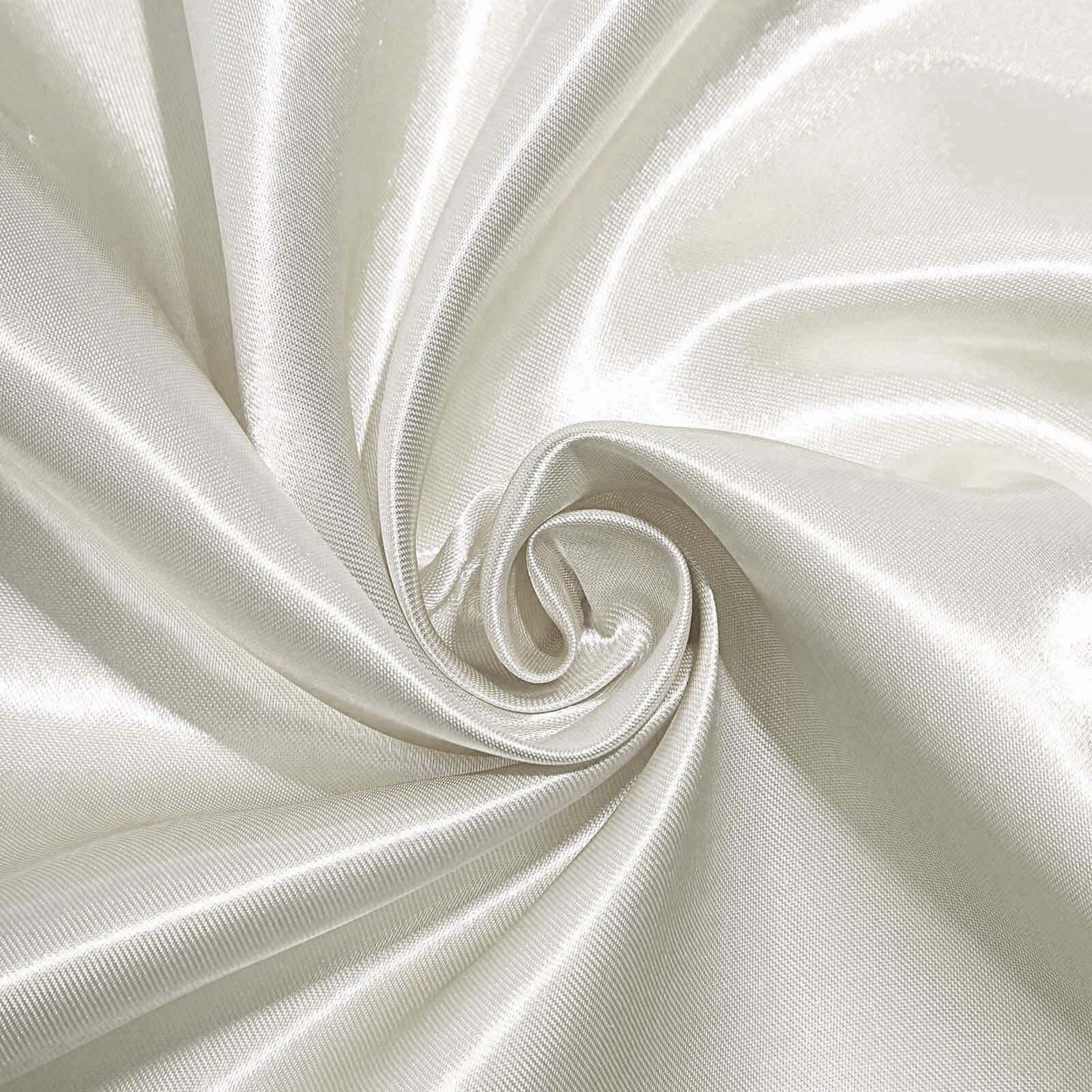 Satin Rectangular 60"x102" Tablecloth Ivory - Smooth and Lustrous Table Cover - Linen Luxes