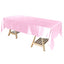 Satin Rectangular 60"x102" Tablecloth Pink - Smooth and Lustrous Table Cover