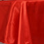 Satin Rectangular 60"x102" Tablecloth Red - Smooth and Lustrous Table Cover - Linen Luxes