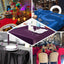 Satin Rectangular 60"x102" Tablecloth Royal Blue - Smooth and Lustrous Table Cover - Linen Luxes
