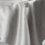 Satin Rectangular 60"x102" Tablecloth Silver - Smooth and Lustrous Table Cover - Linen Luxes