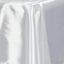 Satin Rectangular 60"x102" Tablecloth White - Smooth and Lustrous Finish for Weddings and Parties - Linen Luxes