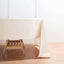 Satin Rectangular 60"x126" Tablecloth Beige - Smooth and Lustrous Table Cover - Linen Luxes