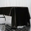 Satin Rectangular 60"x126" Tablecloth Black - Smooth and Lustrous Table Cover - Linen Luxes