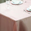 Satin Rectangular 60"x126" Tablecloth Dusty Rose - Smooth and Lustrous Table Cover - Linen Luxes