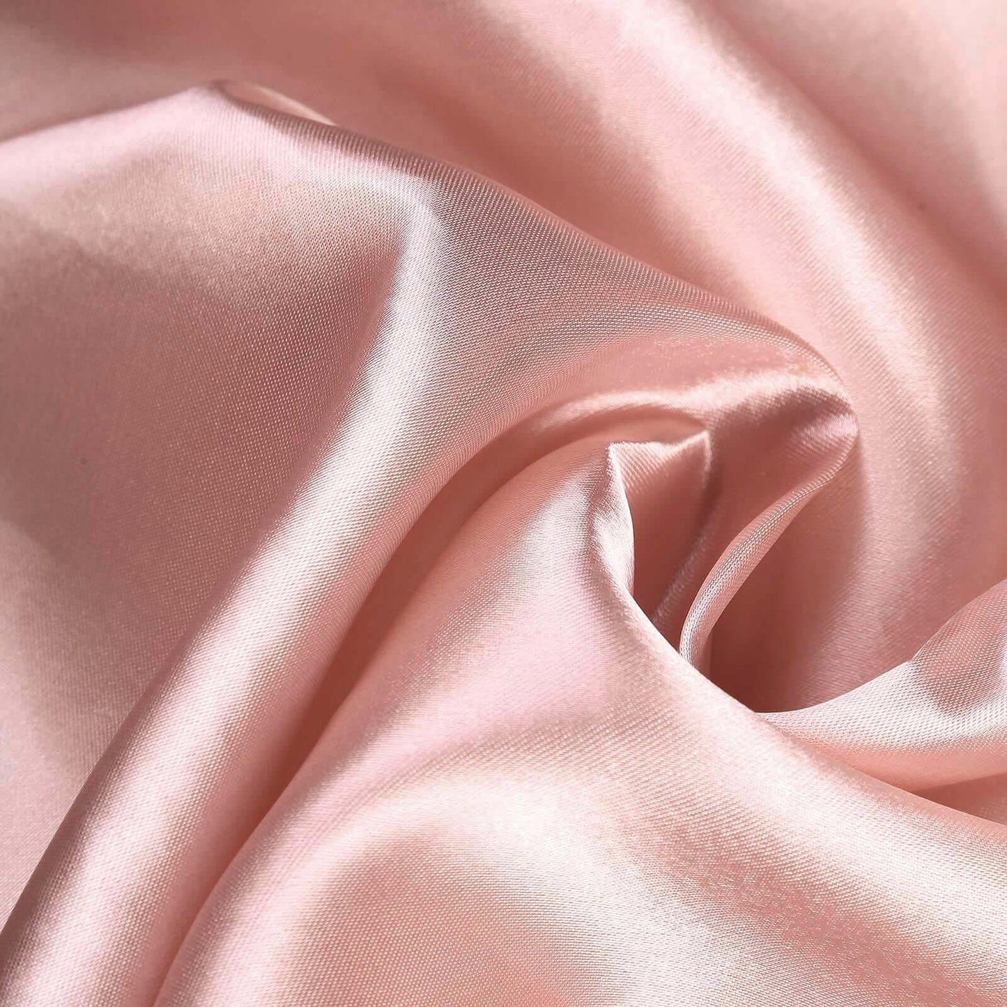 Satin Rectangular 60"x126" Tablecloth Dusty Rose - Smooth and Lustrous Table Cover - Linen Luxes