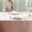 Satin Rectangular 60"x126" Tablecloth Dusty Rose - Smooth and Lustrous Table Cover - Linen Luxes