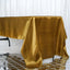 Satin Rectangular 60"x126" Tablecloth Gold - Smooth and Lustrous Finish for Weddings and Parties - Linen Luxes