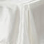 Satin Rectangular 60"x126" Tablecloth Ivory - Smooth and Lustrous Table Cover - Linen Luxes
