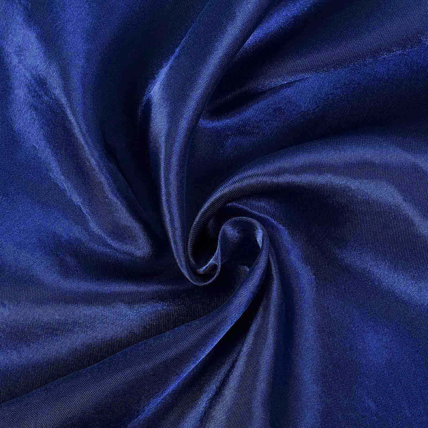 Satin Rectangular 60"x126" Tablecloth Navy Blue - Smooth and Lustrous Table Cover - Linen Luxes