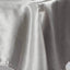 Satin Rectangular 60"x126" Tablecloth Silver - Smooth and Lustrous Table Cover - Linen Luxes