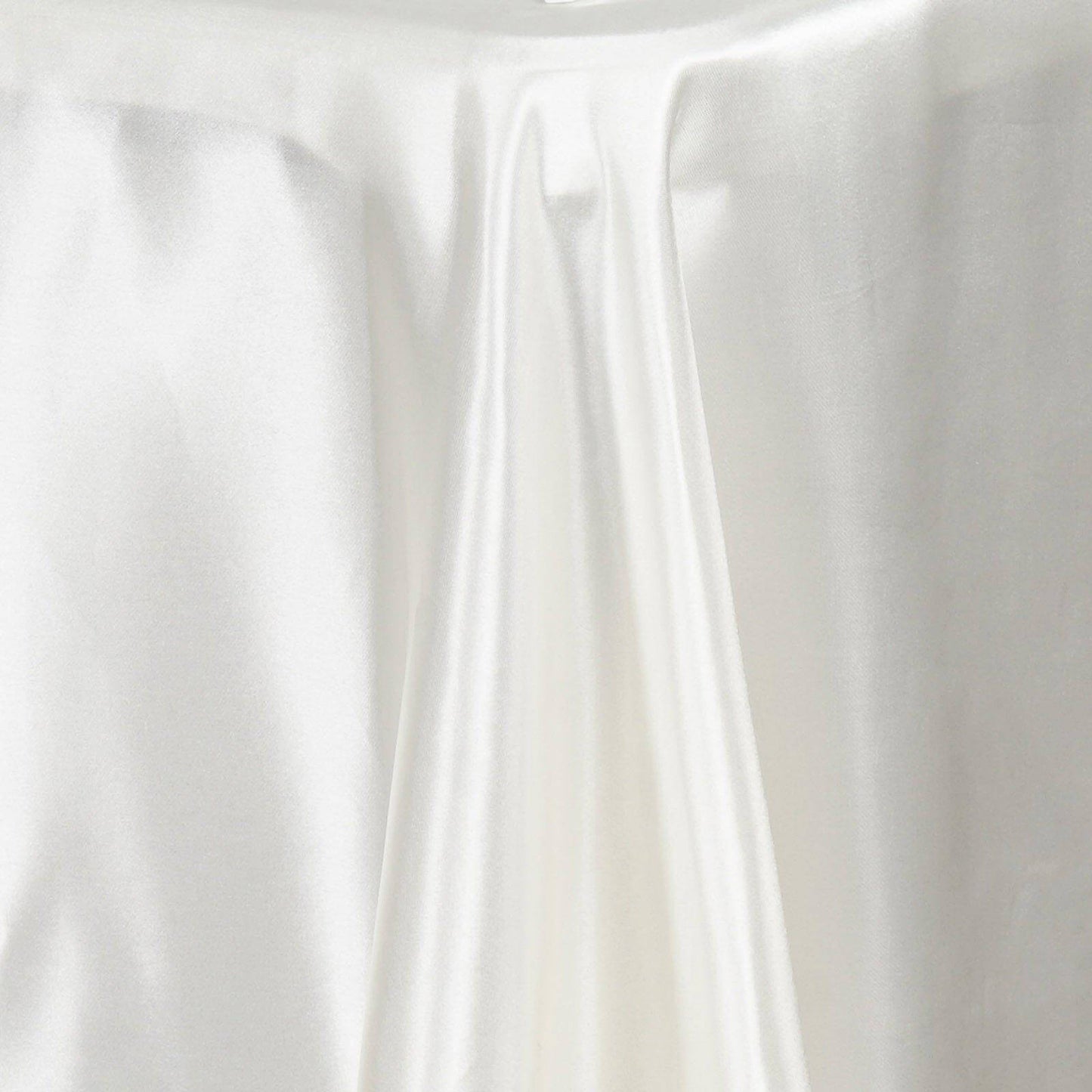 Satin Rectangular 72"x120" Tablecloth Ivory - Smooth & Easy to Maintain Table Cover - Linen Luxes