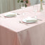 Satin Rectangular 90"x132" Tablecloth Dusty Rose - Seamless Table Cover - Linen Luxes