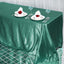 Satin Rectangular 90"x132" Tablecloth Hunter Emerald Green - Seamless Table Cover - Linen Luxes