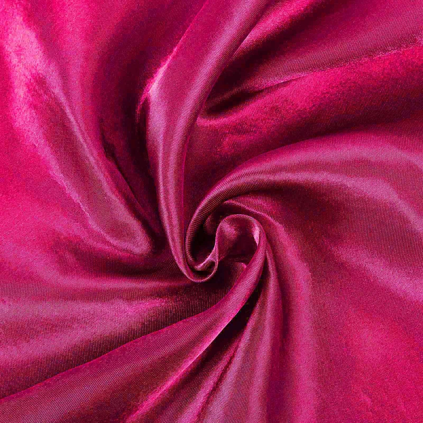 Satin Rectangular 90"x156" Tablecloth Fuchsia - Seamless Table Cover - Linen Luxes