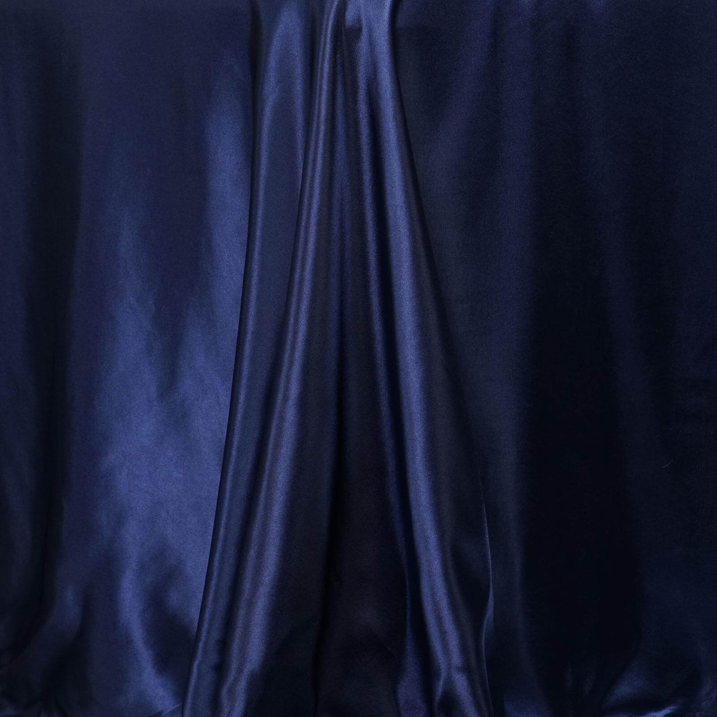 Satin Rectangular 90"x156" Tablecloth Navy Blue - Seamless Table Cover - Linen Luxes
