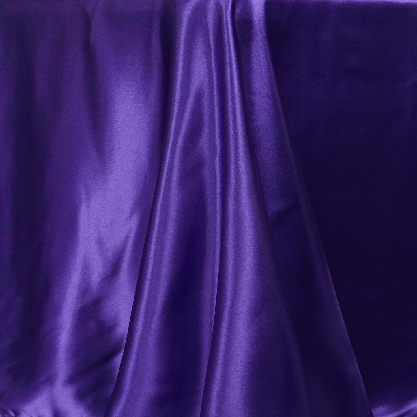 Satin Rectangular 90"x156" Tablecloth Purple - Seamless Table Cover - Linen Luxes