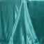 Satin Rectangular 90"x156" Tablecloth Turquoise - Seamless Table Cover - Linen Luxes