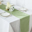 Satin 12"x108" Table Runner Sage Green - Stylish Table Linen
