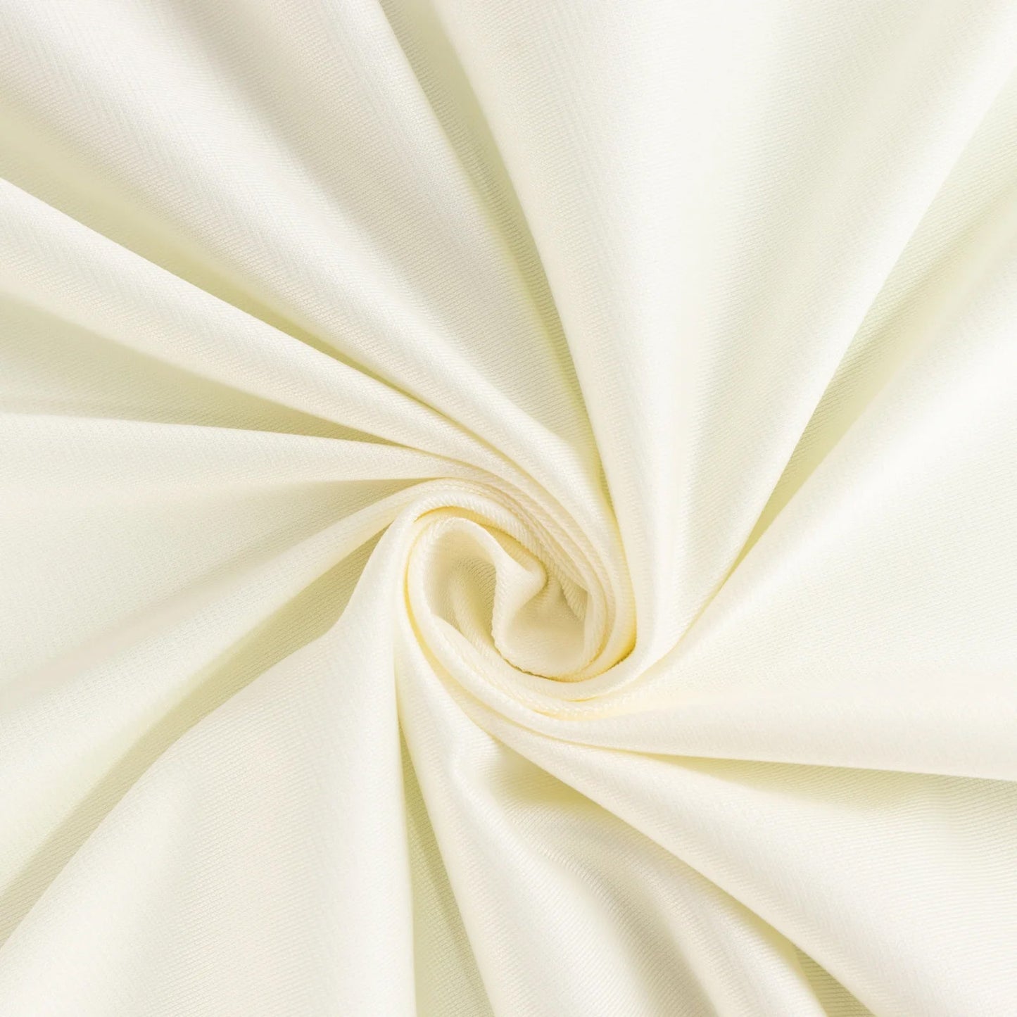 Scuba Round 70" Tablecloth Ivory - Wrinkle Free & Stain Resistant Table Cover