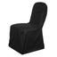 Scuba Stretch Chair Cover Black for Banquet Chairs Slim Fit Design - Wrinkle Free and Durable Slipcover - Linen Luxes