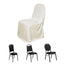 Scuba Stretch Chair Cover Ivory for Banquet Chairs Slim Fit Design - Wrinkle Free and Durable Slipcover - Linen Luxes