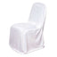 Scuba Stretch Chair Cover White for Banquet Chairs Slim Fit Design - Wrinkle Free and Durable Slipcover for Hotels, Parties & Ceremonies - Linen Luxes