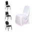 Scuba Stretch Chair Cover White for Banquet Chairs Slim Fit Design - Wrinkle Free and Durable Slipcover for Hotels, Parties & Ceremonies - Linen Luxes