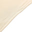 8ft Beige Spandex Fitted Wedding Arch Cover For Half Moon Top Chiara Backdrop Stand
