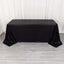 Sequin Dots Polyester 90"x132" Rectangle Tablecloth Shimmering Black - Seamless, Glittering & Wrinkle Free Table Cover