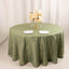 Polyester 120" Round Tablecloth Dusty Sage Green with Gold Foil Tree Branch Pattern - Wrinkle-Resistant Seamless Table Cover for Classy Events