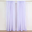 2 Pack Lavender Lilac Polyester Event Curtain Drapes, 10ftx8ft Backdrop Event Panels With Rod Pockets 130 GSM