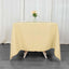 Premium Polyester Square Tablecloth 70"x70" Champagne 220GSM Wrinkle-Resistant Table Cover