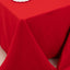 Cotton Blend 90"x132" Rectangle Tablecloth Red - Seamless Wrinkle-Resistant Table Cover
