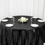 Sequin 120" Round Tablecloth Black - Seamless Glittering Table Cover - Linen Luxes