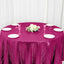 Sequin 120" Round Tablecloth Fuchsia - Seamless Glittering Table Cover - Linen Luxes